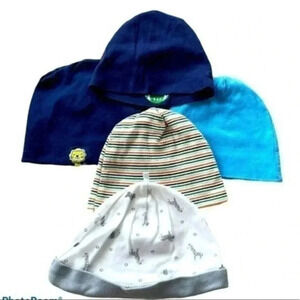 Gerber’s baby hats 0-6 months various colors EUC